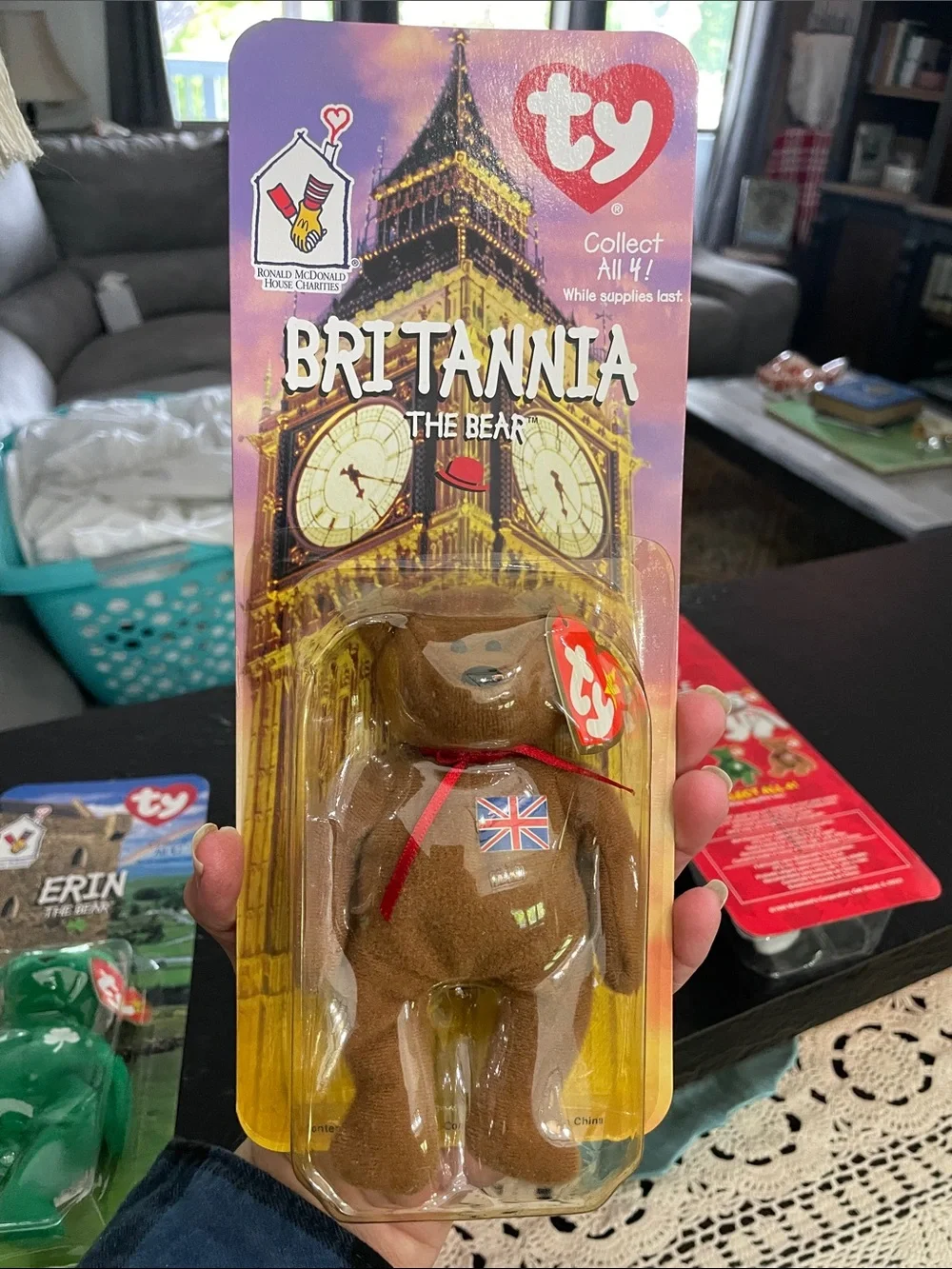 Ty Beanie Baby Collectible Bears - The Set! Glory, Erin, Britannia, Maple